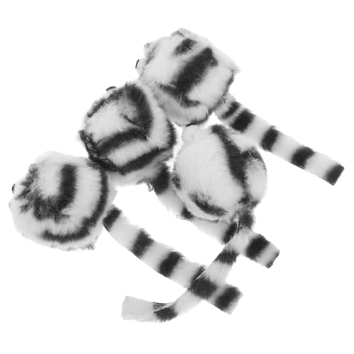 Happyyami 4 Stück Simulierte Plüschmaus Kätzchenzubehör Katzenfangspielzeug Mäusespielzeug Für Katzen Plüschtier in Form Einer Mausspielzeug Spielzeugmaus Black Happyyami 4 Stück Simulierte Plüschmaus Kätzchenzubehör Katzenfangspielzeug Mäusespielzeug Für Katzen Plüschtier in Form Einer Mausspielzeug Spielzeugmaus Black von Happyyami