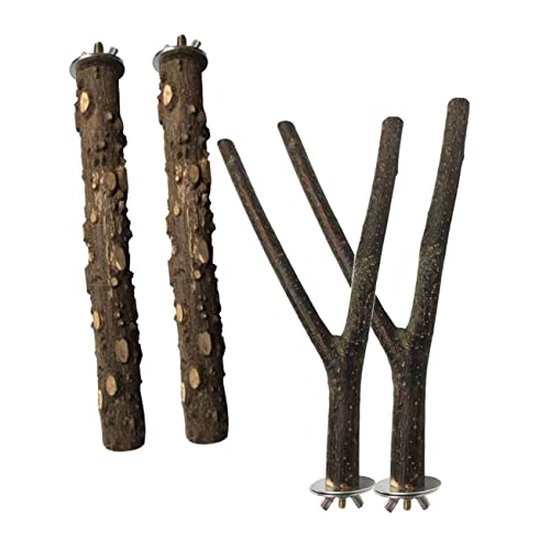Happyyami 4 Stücke Papagei Pole Set Vogel Stehen Stange Beißen Stick Spielzeug Papagei Barsch Vogel Käfig Stange Für Sittich Finken Aras Happyyami 4 Stücke Papagei Pole Set Vogel Stehen Stange Beißen Stick Spielzeug Papagei Barsch Vogel Käfig Stange Für Sittich Finken Aras von Happyyami