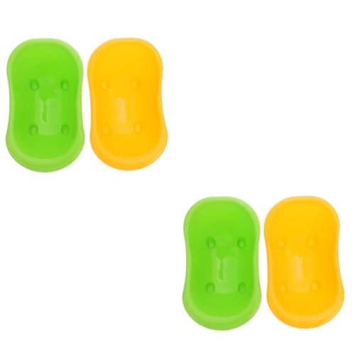 Happyyami 4stücke Vögel Und Futterspender Praktische Vogel Dusche Für Wellensittiche Parrots Und Kleine Vögel Umweltfreundlicher Kunststoff Großes Design Für Stressfreies Baden von Happyyami