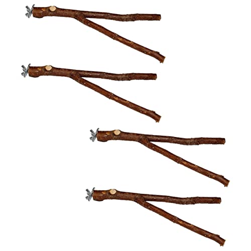 Happyyami 4er Set Vogel Sitzstangen Für Vogelkäfige Standstäbe Für Vögel Kletterstangen Und Krallenpflege Für Wellensittiche Nymphensittiche Und Andere Haustier Vögel Happyyami 4er Set Vogel Sitzstangen Für Vogelkäfige Standstäbe Für Vögel Kletterstangen Und Krallenpflege Für Wellensittiche Nymphensittiche Und Andere Haustier Vögel von Happyyami
