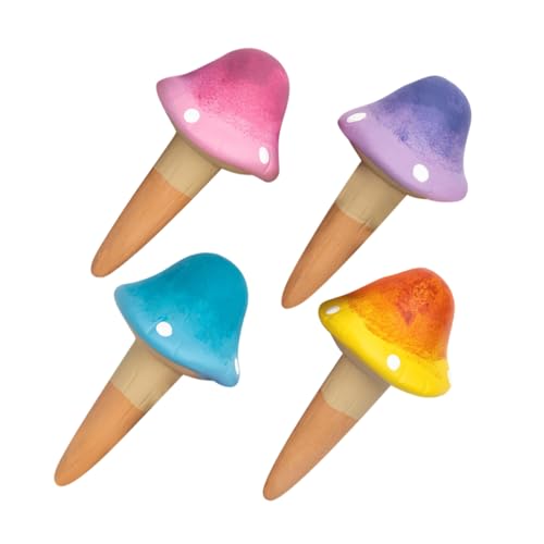 Happyyami 4stücke Mushroom Bewässerungsgerät Für Pflanzen Teiliges Automatisches Gießsystem Für Zimmerpflanzen Kreative Und Effektive Pflanzenpflege Für Drinnen Und Draußen von Happyyami