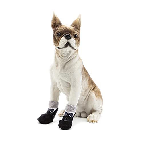 Happyyami 4 Stück Cartoon-Hundesocken rutschfeste Socken Baumwollsocken für Haustiere Haustiersocke Größe S Cartoon-Socken Haustiersocken der Hund Hundeschuhe von Happyyami