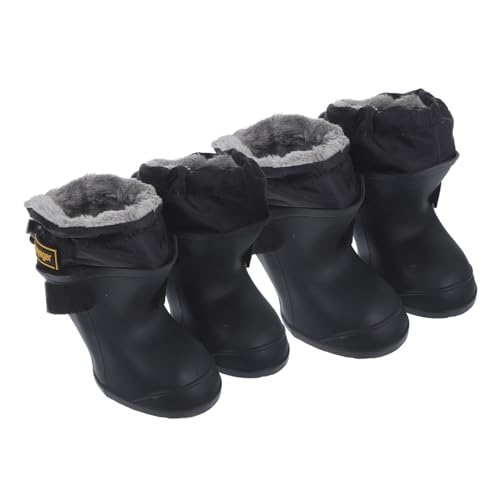 Happyyami 4 Stück wasserdichte Regenstiefel für Haustiere Outdoor-Schuhe für Schuhe wasserdichte Haustierschuhe Regenschuhe für Hunde wasserdichter Stiefel der Hund Hundeschuhe Happyyami 4 Stück wasserdichte Regenstiefel für Haustiere Outdoor-Schuhe für Schuhe wasserdichte Haustierschuhe Regenschuhe für Hunde wasserdichter Stiefel der Hund Hundeschuhe von Happyyami