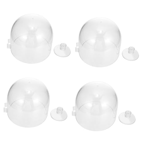 Happyyami 4stücke Pflanzentöpfe Für Wasserpflanzen Aquatische Pflanztöpfe Mit Saugnäpfen Für Aquarien Transparente Pflanzbehälter Für Fische Und Pflanzenpflege von Happyyami