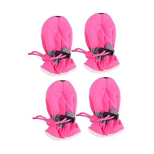 Happyyami Haustierschuhe – Sohle 4-teiliges Hundestiefel-Set Für Regen Zufällige Farbe Happyyami Haustierschuhe – Sohle 4-teiliges Hundestiefel-Set Für Regen Zufällige Farbe von Happyyami