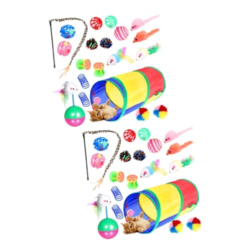 Happyyami 40 Stück Katzenspielzeug Aus Kunststoff Für Kätzchen Und Katzen Happyyami 40 Stück Katzenspielzeug Aus Kunststoff Für Kätzchen Und Katzen von Happyyami