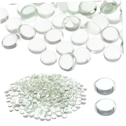 Happyyami 400stücke Flache Glasperlen Für Aquarien Und Vasen Dekorative Glassteine Für Mittelstücke Klare Glasperlen Für Kreative -projekte Und Unterwasserlandschaften Happyyami 400stücke Flache Glasperlen Für Aquarien Und Vasen Dekorative Glassteine Für Mittelstücke Klare Glasperlen Für Kreative -projekte Und Unterwasserlandschaften von Happyyami