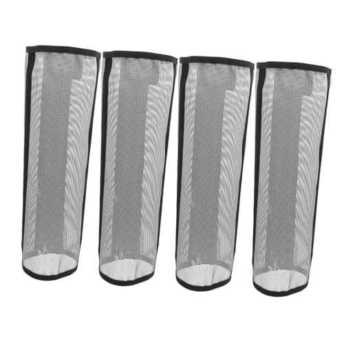 Happyyami 4Stücke Teiliges Fliegenstiefel für Pferde Atmungsaktive Netz Gamaschen zur Hufschadenprävention für Stall und Wettkampf Strapazierfähiges Material für Hohen von Happyyami