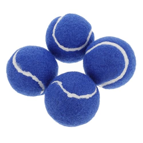 Happyyami 4stücke Hochspringende Hundetennisbälle Mit Tragetasche Hochwertige Elastische Gummibälle Für Haustiertraining Und Spiel Für Anfänger Und Hunde Happyyami 4stücke Hochspringende Hundetennisbälle Mit Tragetasche Hochwertige Elastische Gummibälle Für Haustiertraining Und Spiel Für Anfänger Und Hunde von Happyyami