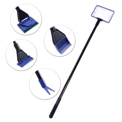 Happyyami Aquarium Aquarium Clean Set Reinigungsset Netz Rechen Schaber Schwamm Zufällig Ausgewählt Schaber von Happyyami