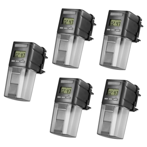 Happyyami 5 STK automatischer Fischfutterautomat Timer für den automatischen Lebensmittelspender Fischfutterspender Automatic Fish Feeder Aquarium Futterautomat automatischer Futterspender Happyyami 5 STK automatischer Fischfutterautomat Timer für den automatischen Lebensmittelspender Fischfutterspender Automatic Fish Feeder Aquarium Futterautomat automatischer Futterspender von Happyyami