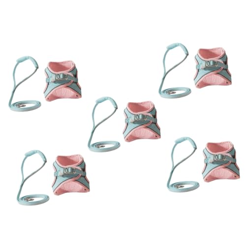 Happyyami 5 Sätze Haustierleine Seil Ziehen Laufleine Für Haustiere Für Haustiere Katzengeschirr Und Leine Kein Hundegeschirr Leinen Rosa Kätzchen Wildleder- Haustier Katze Happyyami 5 Sätze Haustierleine Seil Ziehen Laufleine Für Haustiere Für Haustiere Katzengeschirr Und Leine Kein Hundegeschirr Leinen Rosa Kätzchen Wildleder- Haustier Katze von Happyyami