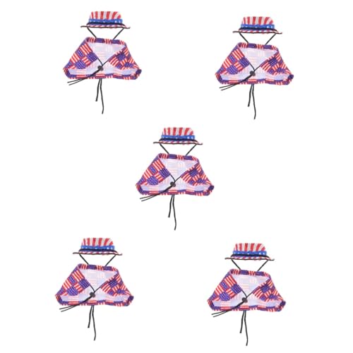 Happyyami 5 Sätze Krabbelnder Haustier-Unabhängigkeitstag-Hut Eidechsenkostüm dekorativer Eidechsenmantel Reptilien Hut Kriechtier Hut mit Sternen dekorativer Hamsterhut Zubehör Polyester Happyyami 5 Sätze Krabbelnder Haustier-Unabhängigkeitstag-Hut Eidechsenkostüm dekorativer Eidechsenmantel Reptilien Hut Kriechtier Hut mit Sternen dekorativer Hamsterhut Zubehör Polyester von Happyyami