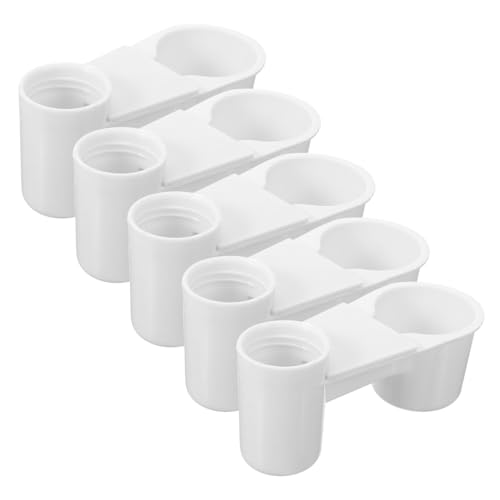 Happyyami 5 Stück Doppel Port Wasserführung Vogelkäfig Wasser Futterspender Käfig Futternapf Klarer Vogelfutterspender Vögel Wasser Futterspender Papageien Futterbecher Happyyami 5 Stück Doppel Port Wasserführung Vogelkäfig Wasser Futterspender Käfig Futternapf Klarer Vogelfutterspender Vögel Wasser Futterspender Papageien Futterbecher von Happyyami