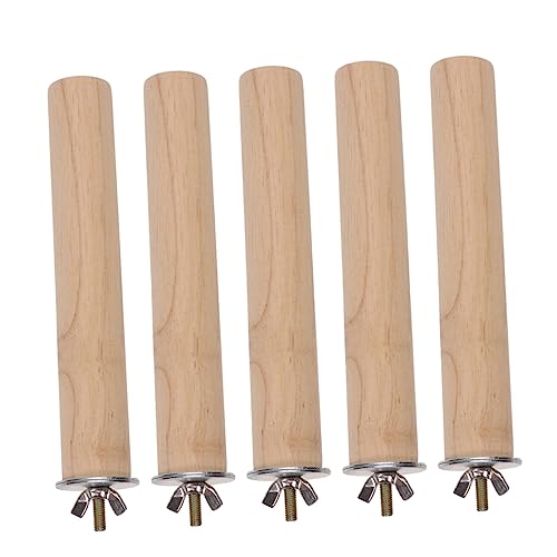 Happyyami 5stücke Holz Vögel Stand Für Papageien Natürliche Sitzstangen Zum Spielen Und Klettern Robuste Vogelsitzstangen Für Krallenpflege Und Beschäftigung Happyyami 5stücke Holz Vögel Stand Für Papageien Natürliche Sitzstangen Zum Spielen Und Klettern Robuste Vogelsitzstangen Für Krallenpflege Und Beschäftigung von Happyyami