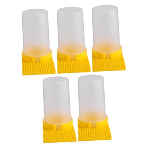 Happyyami 5St Bienentränke Bienen zubehör Bienen tränke Bienenwasserbecher Bienenwasserbedarf Bienenzubehör Balsam Bienenfangnetz Bienenset Fänger Bienenfutter Imker Werkzeuge Plastik Yellow Happyyami 5St Bienentränke Bienen zubehör Bienen tränke Bienenwasserbecher Bienenwasserbedarf Bienenzubehör Balsam Bienenfangnetz Bienenset Fänger Bienenfutter Imker Werkzeuge Plastik Yellow von Happyyami