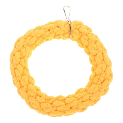 Happyyami 5St Hamster Schaukel Spielzeug Käfig Vogelschaukel Schaukelspielzeug für Papageien Hamster Spielzeug hamsterspielzeug tägliche Papageienschaukel Papagei klingelt Schaukel Yellow Happyyami 5St Hamster Schaukel Spielzeug Käfig Vogelschaukel Schaukelspielzeug für Papageien Hamster Spielzeug hamsterspielzeug tägliche Papageienschaukel Papagei klingelt Schaukel Yellow von Happyyami