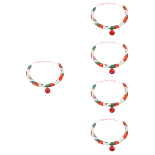Happyyami Obstdekor 5St Kragen im japanischen Stil Halsband für Welpen Verstellbares Haustierhalsband im Obst-Stil Katze hundehalsband Katzenversorgung Haushalt schmücken Zubehör von Happyyami