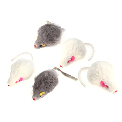 Happyyami 5St Mäuse Spielzeug interaktives Spielzeug Kitten Spielzeug Kätzchenspielzeug Spielzeug für Katzen und Mäuse Plüschtier Spielzeuge Katze Teaser Katzenspielzeug Haustier Happyyami 5St Mäuse Spielzeug interaktives Spielzeug Kitten Spielzeug Kätzchenspielzeug Spielzeug für Katzen und Mäuse Plüschtier Spielzeuge Katze Teaser Katzenspielzeug Haustier von Happyyami