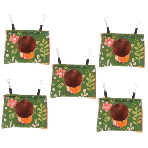 Happyyami 5St Papagei Hängematte Papagei warmes Nestzelt Wellensittichspielzeug wellensittich Nest vogelhaus kleine Vogelspielzeuge Schlafhängematte für Papageien Vogelnester für Käfige Happyyami 5St Papagei Hängematte Papagei warmes Nestzelt Wellensittichspielzeug wellensittich Nest vogelhaus kleine Vogelspielzeuge Schlafhängematte für Papageien Vogelnester für Käfige von Happyyami