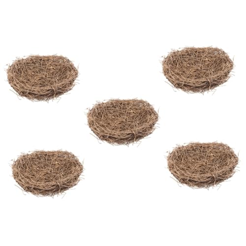 Happyyami 5St Vogelnest Vogelnest Rattan-Nest-Requisite gefälschtes Vogelnest dekoratives Vogelnest Simulation Vogelnest weihachtsdeko wihnachtsdeko künstliche nestverzierung Nestornamente Happyyami 5St Vogelnest Vogelnest Rattan-Nest-Requisite gefälschtes Vogelnest dekoratives Vogelnest Simulation Vogelnest weihachtsdeko wihnachtsdeko künstliche nestverzierung Nestornamente von Happyyami
