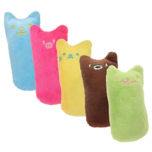 Happyyami 5Stücke Katzenminze Interaktive Katzenkissen für Kätzchen Fördert und Zahnpflege Pastellfarben Happyyami 5Stücke Katzenminze Interaktive Katzenkissen für Kätzchen Fördert und Zahnpflege Pastellfarben von Happyyami