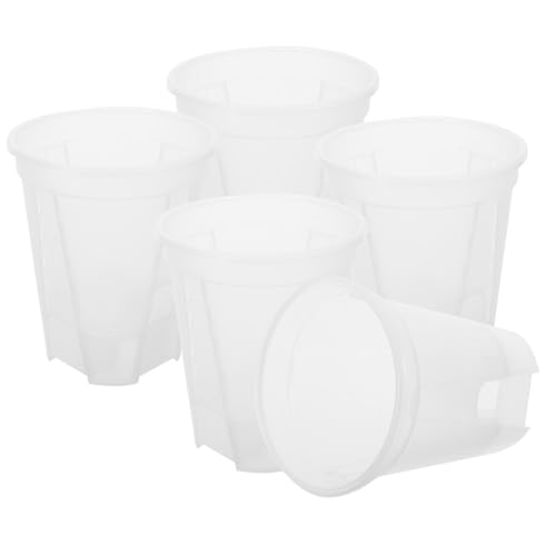 Happyyami 5st Grüner Blumentopf Pflanzenbewässerungssystem Pflanzenwassergerät Blumenzwiebeln Gießen Für Zimmerpflanzen Orchideen-pflanztopf Großer Pflanzentopf Orchideentopf Pp von Happyyami