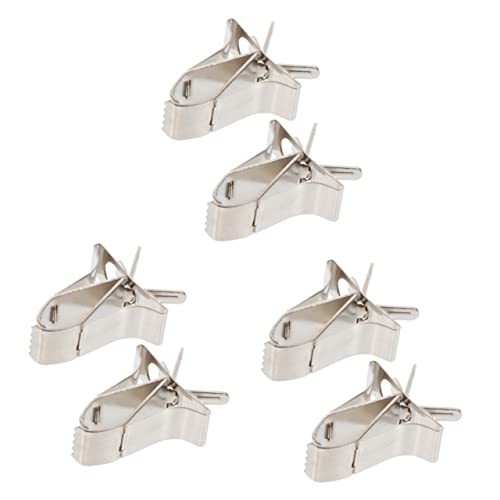 Happyyami 6stücke Edelstahl Vogel Futter Clips Praktische Gemüse Und Obsthalter Für Vogelkäfige Langlebig Und Wiederverwendbar Sorgt Für Ordnung Und Sauberkeit Im Käfig von Happyyami