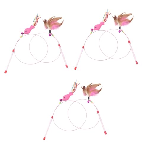 Happyyami Zauberstab Katze 6 STK Interaktives Angelspielzeug Für Katzen Haustier Spielzeug Katzenstockspielzeug Spielzeuge Lustiges Katzenspielzeug Teaser-Katzen-Produkte Nachfüllung Angeln Happyyami Zauberstab Katze 6 STK Interaktives Angelspielzeug Für Katzen Haustier Spielzeug Katzenstockspielzeug Spielzeuge Lustiges Katzenspielzeug Teaser-Katzen-Produkte Nachfüllung Angeln von Happyyami
