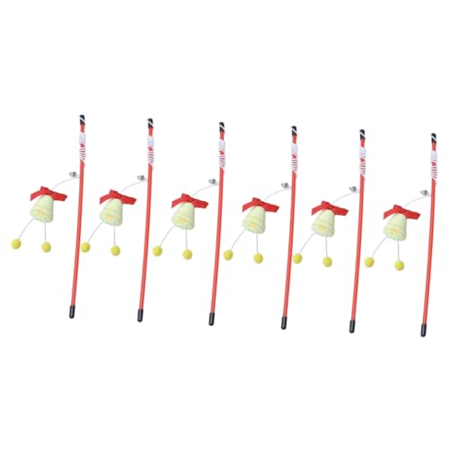 Happyyami 6 STK Katzen-Tease-Stick Mit Weihnachtsmotiv Weihnachten Weihnachtsstrumpf Katzenspielzeug Weihnachtskatze Teaser Haustier-Teaser-Stick Katzenstab Kauen Ältere Haustier Katze Happyyami 6 STK Katzen-Tease-Stick Mit Weihnachtsmotiv Weihnachten Weihnachtsstrumpf Katzenspielzeug Weihnachtskatze Teaser Haustier-Teaser-Stick Katzenstab Kauen Ältere Haustier Katze von Happyyami