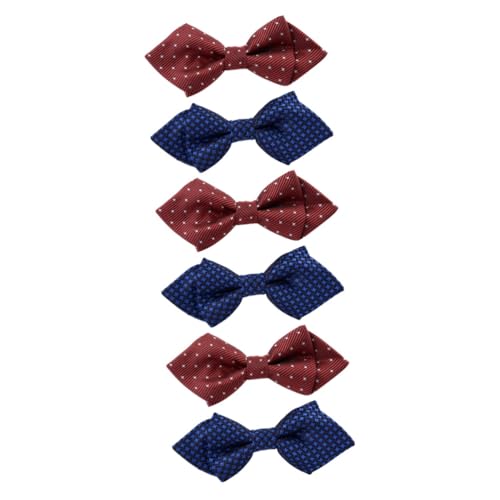 Happyyami 6stücke Haustier Fliegen Für Und Hunde Zufällige Muster Verstellbare -Accessoires Aus Strapazierfähigem Für Kleine Haustiere von Happyyami