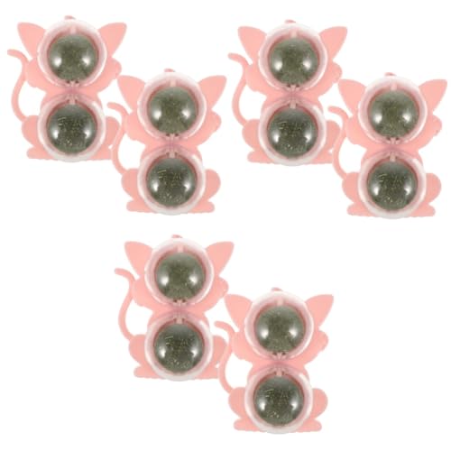 Happyyami 6 STK Katzenspielzeug Katze Minze Katzenminze-Kugeln für Katze Katzen mundgeruch katzenpflege Spielzeuge Zimmerpflanzen Katzenminze-Ball Katzenminze Kugel Wandhalterung 2 in 1 Rosa Happyyami 6 STK Katzenspielzeug Katze Minze Katzenminze-Kugeln für Katze Katzen mundgeruch katzenpflege Spielzeuge Zimmerpflanzen Katzenminze-Ball Katzenminze Kugel Wandhalterung 2 in 1 Rosa von Happyyami
