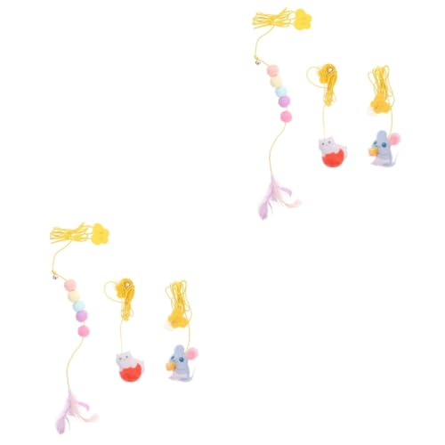 Happyyami 6 STK Katzenspielzeug Spielzeug Zum Necken Von Katzen Spielzeug Zum Selberspielen Teaser Für Katze Selbstspielendes Katzenspielzeug Weich Mäuse Für Plüsch Elastisch Anhänger Happyyami 6 STK Katzenspielzeug Spielzeug Zum Necken Von Katzen Spielzeug Zum Selberspielen Teaser Für Katze Selbstspielendes Katzenspielzeug Weich Mäuse Für Plüsch Elastisch Anhänger von Happyyami