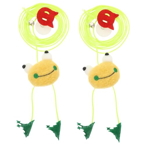 Happyyami 6 STK Lustiges Katzenspielzeug Tierspielzeug Katzentür Spielzeug Kauspielzeug Katzenspielzeug Für Die Tür Zahnspielzeug Für Kätzchen Teaser Plüsch Selbst Spielen Spielzeugkatze von Happyyami