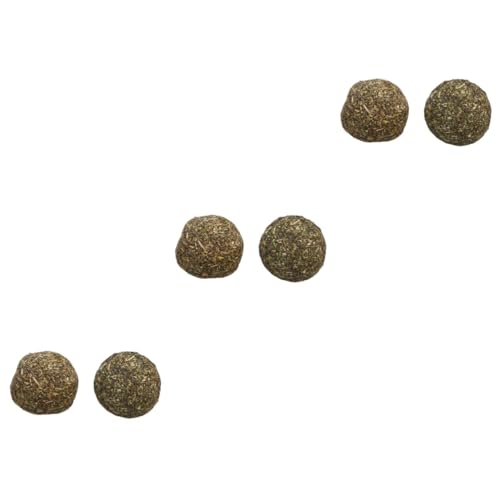 Happyyami 6 Stück Katzen Minzbälle Spielzeug Katzen Leckereien Ball Happyyami 6 Stück Katzen Minzbälle Spielzeug Katzen Leckereien Ball von Happyyami