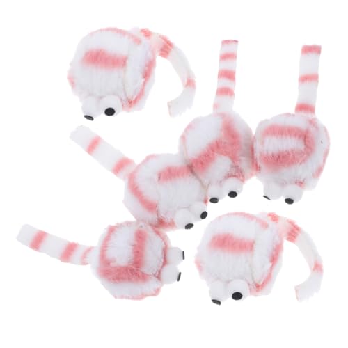 Happyyami 6stücke Plüsch-mausspielzeug Für Katzen Mit Katzenminze Design Interaktives Spielzeug Für Kitten Zu Pfoten Für Drinnen Fördert Aktives von Happyyami