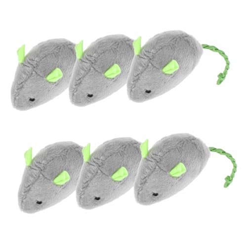 Happyyami 6stücke Plüsch Mäuse Spielzeug Für Katzen Teiliges Interaktive Kauspielzeuge Aktivität Und Geistiger Für Hauskatzen Und Kätzchen Langlebig Und Ansprechend von Happyyami