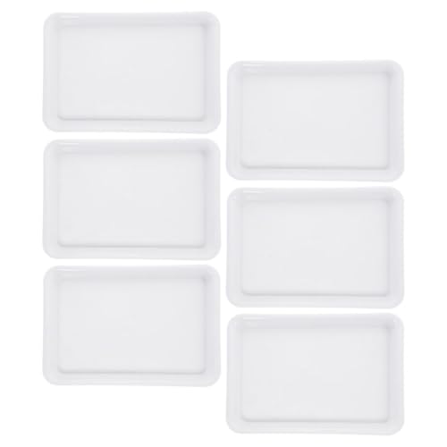 Happyyami 6 Stück Rechteckige Pflanzschale aus Kunststoff Abtropfschale Untertasse für Drinnen Und Draußen Weiß 30 cm Happyyami 6 Stück Rechteckige Pflanzschale aus Kunststoff Abtropfschale Untertasse für Drinnen Und Draußen Weiß 30 cm von Happyyami