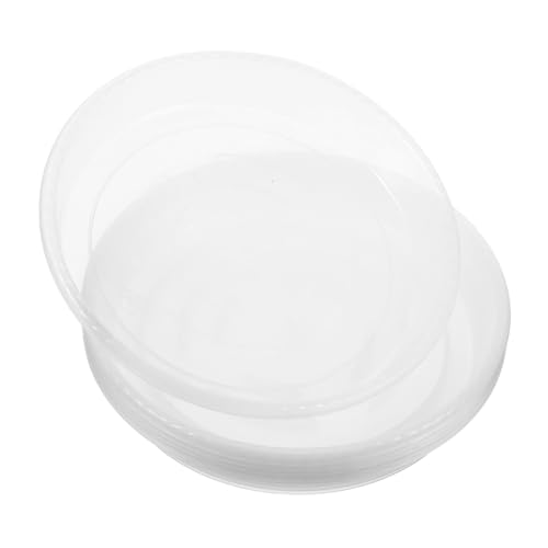 Happyyami 6 Stück Transparente Pflanzenschalen Runde Wasserauffangschalen für Innenpflanzen Blumentöpfe Effiziente Bewässerung und Platzschutz für Wohnräume und von Happyyami