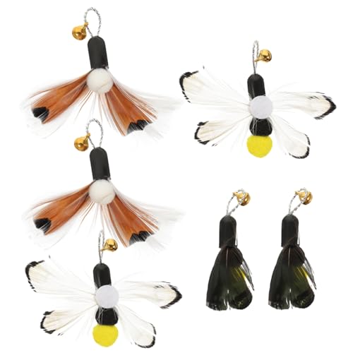 Happyyami 6St Ersatzkopf für Katzenangel interaktives katzenspielzeug Interactive cat Toy katzenschwanz zauberstab Spielzeug kätzchen angelrute Spielzeug Spielzeuge Plüschtier Katzen-Teaser Happyyami 6St Ersatzkopf für Katzenangel interaktives katzenspielzeug Interactive cat Toy katzenschwanz zauberstab Spielzeug kätzchen angelrute Spielzeug Spielzeuge Plüschtier Katzen-Teaser von Happyyami
