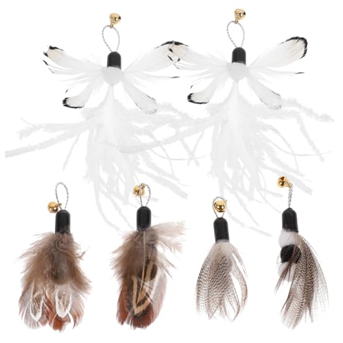 Happyyami 6St Ersatzkopf für Katzenangel interaktives katzenspielzeug Interactive cat Toy lustiger Katzen-Teaser Ersatz-Katzen-Zauberstab-Spielzeug Katzenspielzeug Zauberstab Haustierzubehör Happyyami 6St Ersatzkopf für Katzenangel interaktives katzenspielzeug Interactive cat Toy lustiger Katzen-Teaser Ersatz-Katzen-Zauberstab-Spielzeug Katzenspielzeug Zauberstab Haustierzubehör von Happyyami