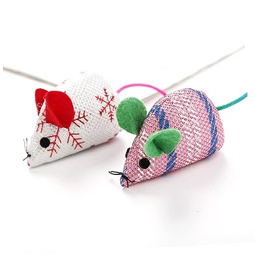 Happyyami 6St Katzenspielzeug interaktives Spielzeug Kitten Spielzeug Themberchaud-Plüsch Teaser Katzenspielzeug Spielzeuge Plüschtier Katze Teaser Mäuse Spielzeug kleine Happyyami 6St Katzenspielzeug interaktives Spielzeug Kitten Spielzeug Themberchaud-Plüsch Teaser Katzenspielzeug Spielzeuge Plüschtier Katze Teaser Mäuse Spielzeug kleine von Happyyami