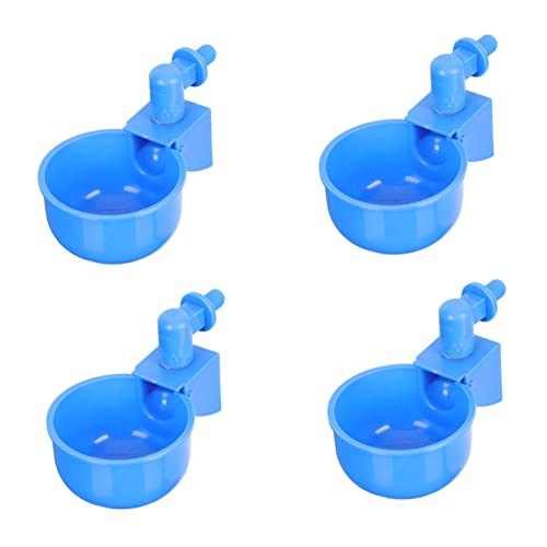 Happyyami Tränke Für Hühner Und Tauben Automatisches Trinknapf-Set 6-teilig Robust Einfach Zu Verwenden Sicher Für Geflügel von Happyyami