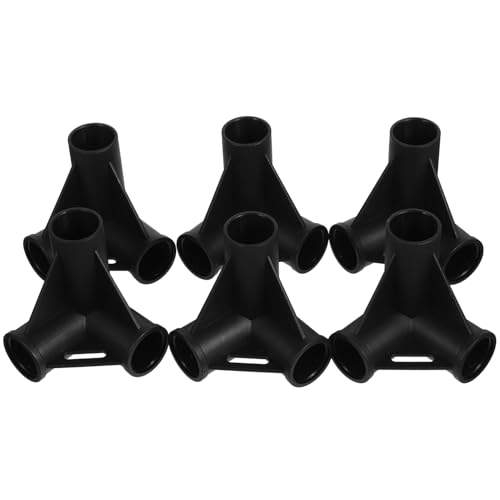 Happyyami 6St Zubehör für Feldbetten für Haustiere Camping-zubehör Campingzubehör Schutz für Trekkingstöcke Beschläge für Vorzelte Haustier-Überdachung verbinden Zeltstützgelenk Abs Black Happyyami 6St Zubehör für Feldbetten für Haustiere Camping-zubehör Campingzubehör Schutz für Trekkingstöcke Beschläge für Vorzelte Haustier-Überdachung verbinden Zeltstützgelenk Abs Black von Happyyami