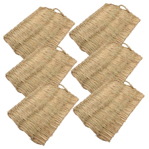 Happyyami 6er-Box Nistende Graspolster Einstreu Aus Hühnerstroh Kleiner Hühnerstall Schilfgrasmatte Grasmatte Für Kaninchenkäfig Nistkästen Häschen-Gras-Pads Hühnerversorgung Huhn Bettwäsche Happyyami 6er-Box Nistende Graspolster Einstreu Aus Hühnerstroh Kleiner Hühnerstall Schilfgrasmatte Grasmatte Für Kaninchenkäfig Nistkästen Häschen-Gras-Pads Hühnerversorgung Huhn Bettwäsche von Happyyami