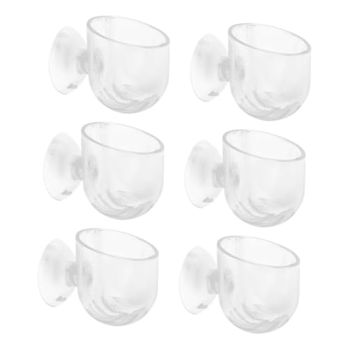 Happyyami 6st Aquarium-blumentopf Schwimmbad Kleines Aquarium Topf Für Aquarienpflanzen Becher Für Wasserpflanzen Teich Pflanzwerkzeug Für Aquarien Wassergrasbecher Fischfütterer Netz Acryl von Happyyami