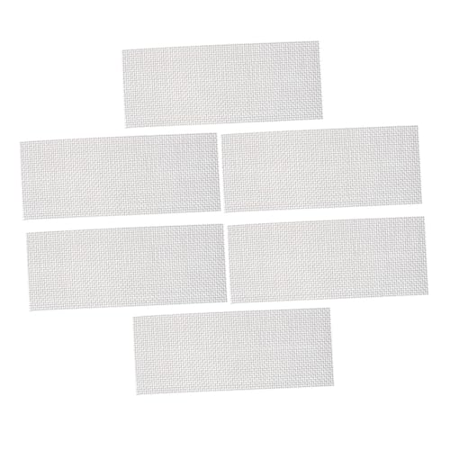 Happyyami 6st Aquatisches Netz Mesh-Pads Für Aquarien Aquarienversorgung Fischnetz Klein Zubehör Für Aquarien Multifunktions-drahtgeflecht Robustes Drahtgeflecht Moosnetz Rostfreier Stahl von Happyyami