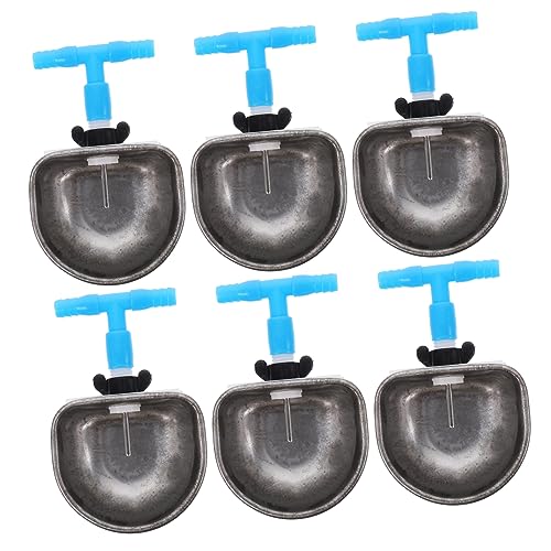 Happyyami 6stücke Kaninchenschale Automatisch Wasserspender Für Häschen Wasserhalter Kaninchen Trinkflasche Futterautomat Zubehör Für Haustier von Happyyami