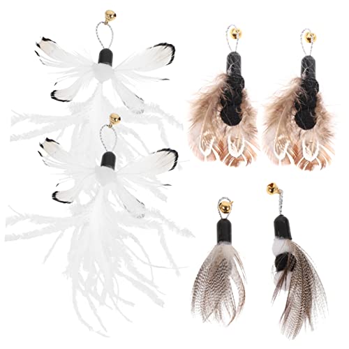 Happyyami 6st Ersatzkopf Für Katzenangel Katzen-Teaser-Halter Desodorierungsmittel Für Katzenstreu Interaktives Katzenspielzeug Federspielzeug Für Katzen Katzenfederspielzeug Plastik Happyyami 6st Ersatzkopf Für Katzenangel Katzen-Teaser-Halter Desodorierungsmittel Für Katzenstreu Interaktives Katzenspielzeug Federspielzeug Für Katzen Katzenfederspielzeug Plastik von Happyyami