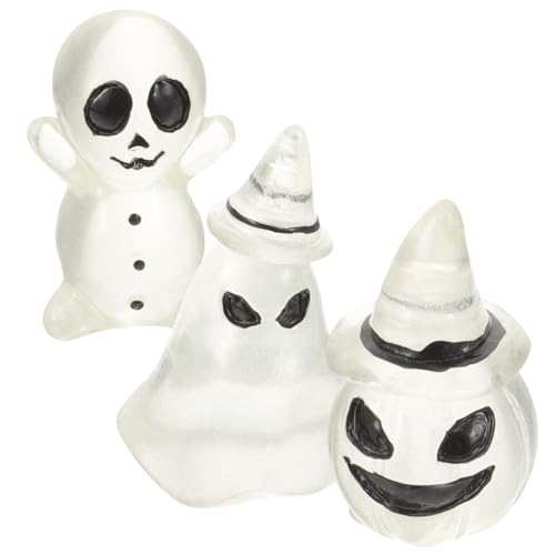 Happyyami 6stücke Miniatur Halloween Deko Kürbis Skelette Resin Ornamente Für Garten Terrarium Dekoration Für Halloween-Partys von Happyyami